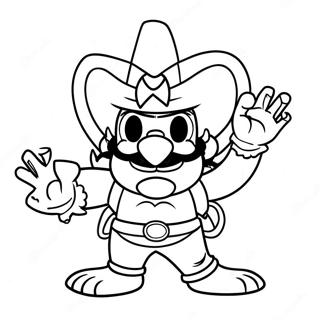 Pagina Para Colorir Do Lemmy Koopaling Com Uma Varinha Estelar 32070-16553