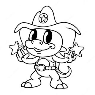 Pagina Para Colorir Do Lemmy Koopaling Com Uma Varinha Estelar 32070-16555