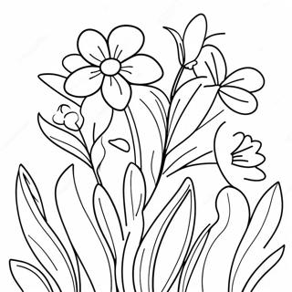 Pagina Para Colorir De Flores De Primavera 32079-16559