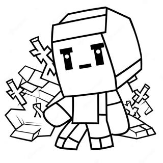 Pagina Para Colorir Da Alex Do Minecraft 32119-16590