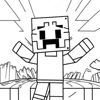 Pagina Para Colorir Da Alex Do Minecraft 32119-16591