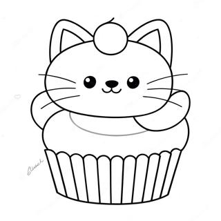 Paginas Para Colorir De Cupcake De Gatinho 32199-16654