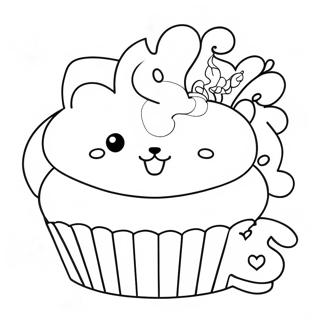 Paginas Para Colorir De Cupcake De Gatinho 32199-16655