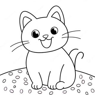 Paginas Para Colorir De Gatinho Fofo Com Granulado 32200-16659