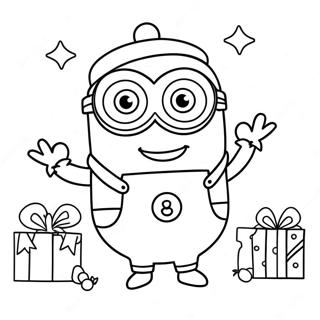 Pagina Para Colorir Do Minion De Natal 32209-16664