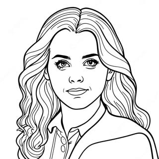 Pagina Para Colorir Realista Da Hermione Granger 32219-16670