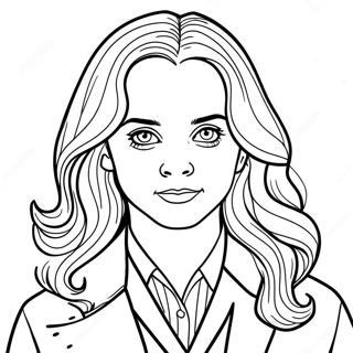 Pagina Para Colorir Realista Da Hermione Granger 32219-16671