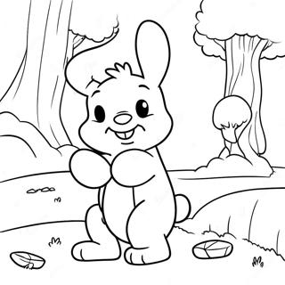 Coelho Do Winnie The Pooh Páginas Para Colorir