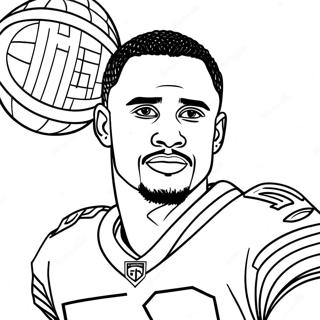 Pagina Para Colorir Do Jalen Hurts 32269-16710