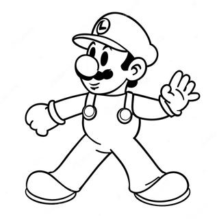 Pagina Para Colorir Do Luigi Em Acao 3229-2637