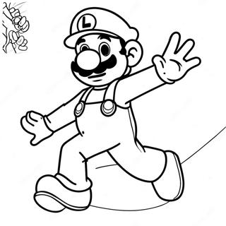 Pagina Para Colorir Do Luigi Em Acao 3229-2640