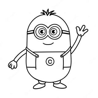 Pagina Para Colorir Kevin Minion 32389-16808