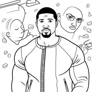 Pagina Para Colorir Ice Spice E Michael B Jordan 32419-16831