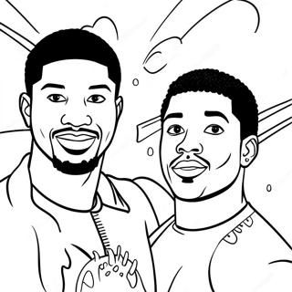 Pagina Para Colorir Ice Spice E Michael B Jordan 32419-16832