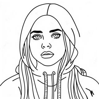 Pagina Para Colorir Da Billie Eilish 3248-2650