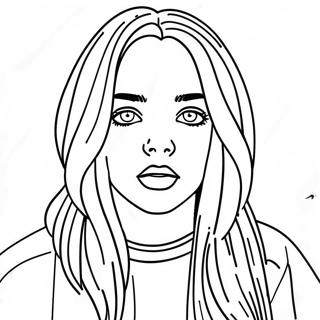 Pagina Para Colorir Da Billie Eilish 3248-2651