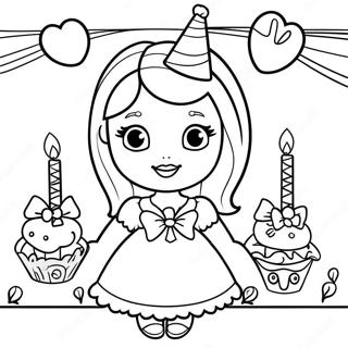 Pagina Para Colorir Barbie Feliz Aniversario 32581-16943