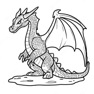 Pagina Para Colorir Da Batalha Epica Do Dragao Ender 3259-2663