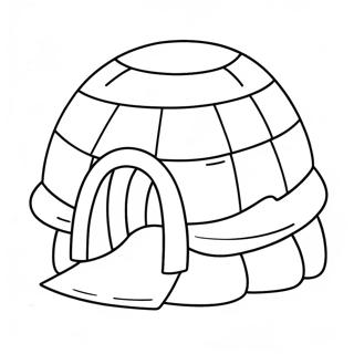 Igloo Páginas Para Colorir