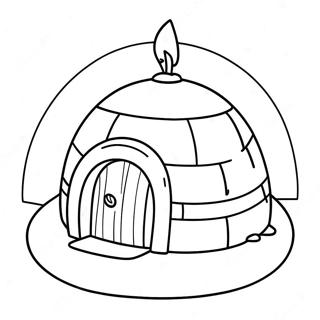 Pagina Para Colorir Igloo 32641-16990