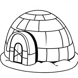 Pagina Para Colorir Igloo 32641-16991