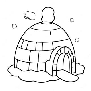 Pagina Para Colorir Igloo 32641-16992