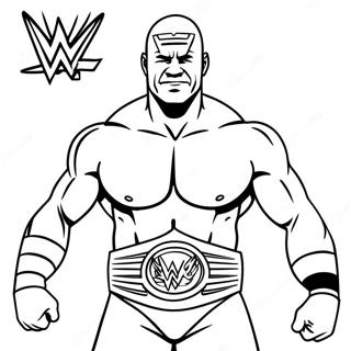 Pagina Para Colorir Da Wwe 3268-2668