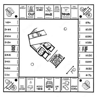 Pagina Para Colorir Do Tabuleiro Do Jogo Monopoly 32761-17087