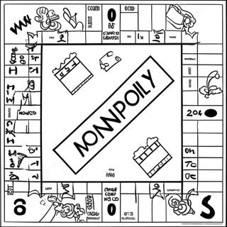 Pagina Para Colorir Do Tabuleiro Do Jogo Monopoly 32761-17088