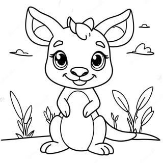 Pagina Para Colorir Kanga E Roo Fofo 32842-17154