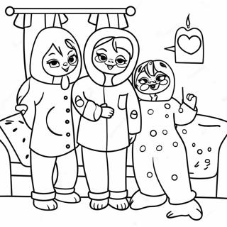 Pagina Para Colorir Festa Do Pijama Aconchegante 32862-17171