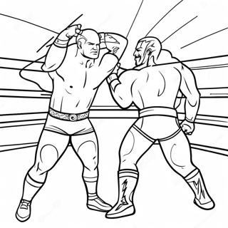 Pagina Para Colorir Da Luta Pelo Campeonato Da Wwe 33022-17293