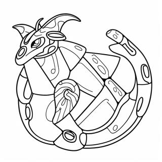 Rayquaza Páginas Para Colorir