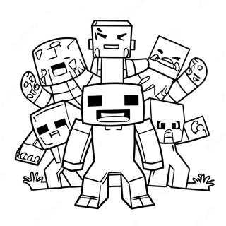 Pagina Para Colorir De Mobs Mutantes Do Minecraft 33161-17403