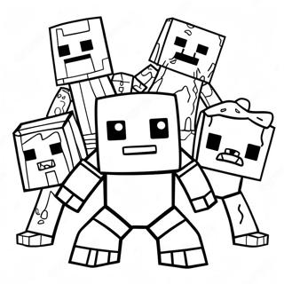 Pagina Para Colorir De Mobs Mutantes Do Minecraft 33161-17404