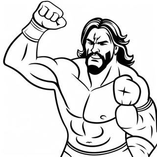 Pagina Para Colorir De Lutadores Dinamicos Da Wwe 33182-17421