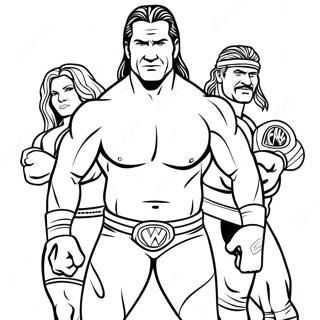 Pagina Para Colorir De Lutadores Dinamicos Da Wwe 33182-17422