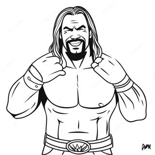 Pagina Para Colorir De Lutadores Dinamicos Da Wwe 33182-17423