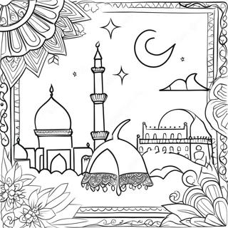 Pagina Para Colorir Da Celebracao Do Eid 3319-2700