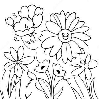 Pagina Para Colorir De Flores De Primavera 3329-2708