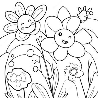 Pagina Para Colorir De Flores De Primavera Coloridas 3330-2710