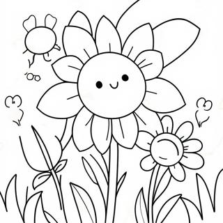 Pagina Para Colorir De Flores De Primavera Coloridas 3330-2712