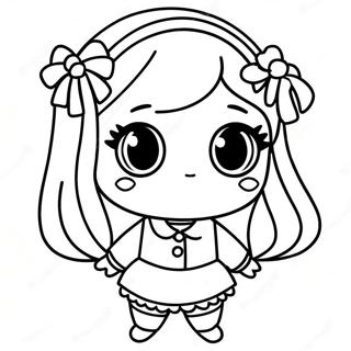 Pagina Para Colorir Da Garota Chibi 33331-17539