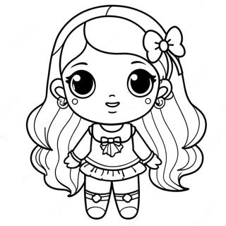 Pagina Para Colorir Da Garota Chibi 33331-17540