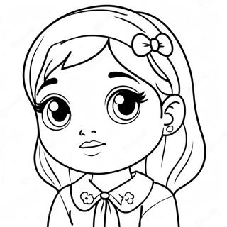 Pagina Para Colorir Da Garota Chibi Com Olhos Grandes 33332-17544