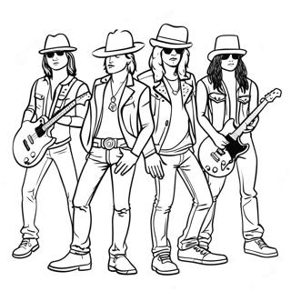 Pagina Para Colorir Dos Membros Da Banda Guns And Roses 33342-17549