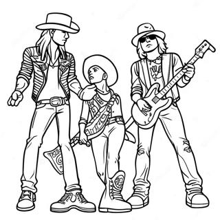 Pagina Para Colorir Dos Membros Da Banda Guns And Roses 33342-17552