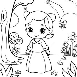 Pagina Para Colorir Da Emma Em Um Jardim Magico 33392-17592