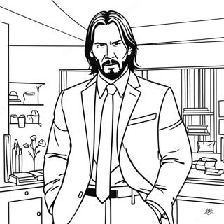 Pagina Para Colorir Do John Wick 33401-17594