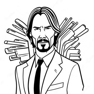 Pagina Para Colorir Do John Wick 33401-17595